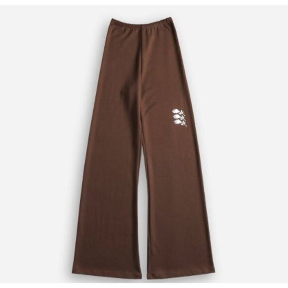 NWT Civil Regime Eternal Bloom Sculpt Flare Leggings Mocha Brown Size S - Picture 1 of 8